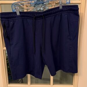 Men's Athletic Navy Shorts with Drawstring